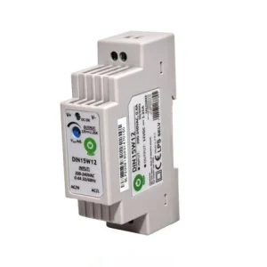 MW Power DIN15W12 DIN sínre szerelhető tápegység 15W 12V 1.25A