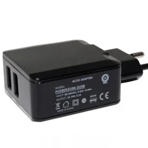 MW Power AC/DC adapter POSB05310A-2USB 15.5W 5V 3.1A