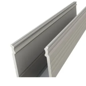 GLALU felületre szerelhető eloxált alumínium LED profil 16x16mm 4150mm ezüst