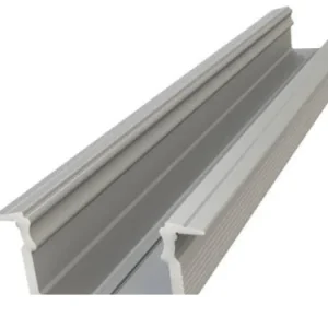 GLALU süllyeszthető eloxált alumínium LED profil 9x16mm 2020mm ezüst