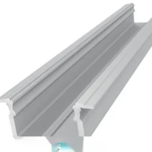 GLALU süllyeszthető alumínium LED profil 9x16mm 3000mm natúr