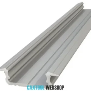 GLALU süllyeszthető eloxált alumínium LED profil 5x16mm 1000mm ezüst