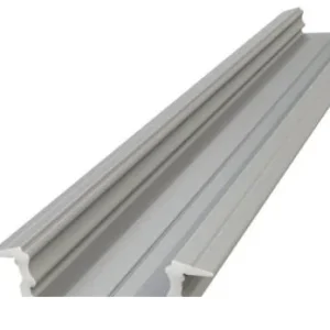 GLALU süllyeszthető eloxált alumínium LED profil 5x16mm 3000mm ezüst