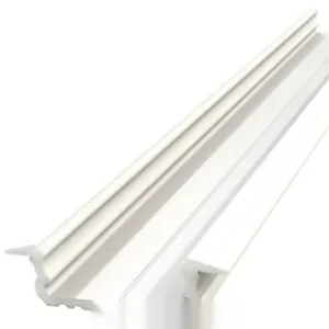 GLALU süllyeszthető alumínium LED profil 5x16mm 1000mm fehér