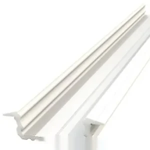 GLALU süllyeszthető alumínium LED profil 5x16mm 2020mm fehér