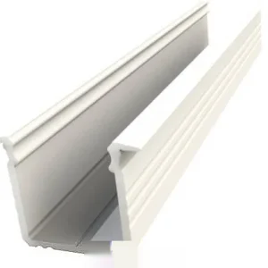 GLALU süllyeszthető alumínium LED profil 15x16mm 2020mm fehér