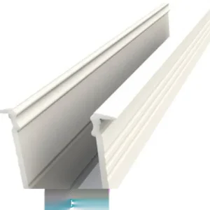GLALU süllyeszthető alumínium LED profil 15x16mm 1000mm fehér