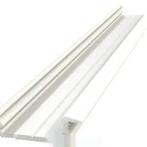 GLALU süllyeszthető alumínium LED profil 5x16mm 3000mm fehér