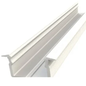 GLALU süllyeszthető alumínium LED profil 9x16mm 3000mm fehér
