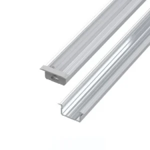 GLALU süllyeszthető alumínium LED profil 9x16mm 4150mm natúr
