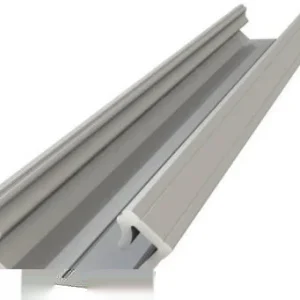 GLALU eloxált alumínium LED sarokprofil 8,5x12mm 2020mm ezüst