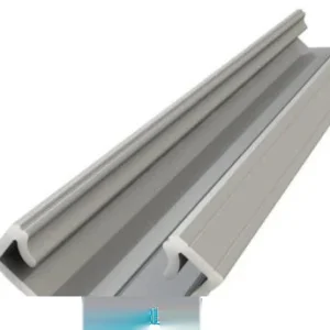 GLALU eloxált alumínium LED sarokprofil 8,5x12mm 1000mm ezüst