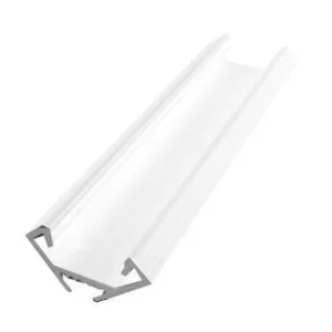 GLALU alumínium LED sarokprofil 12x12mm 1000mm fehér