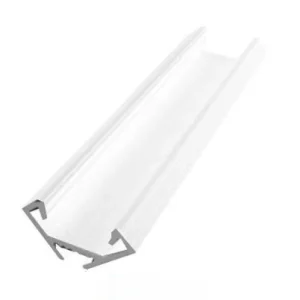 GLALU alumínium LED sarokprofil 12x12mm 3000mm fehér