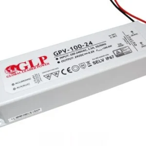 GLP műanyag LED tápegység GPV-100-24 100W 24V 4.2A