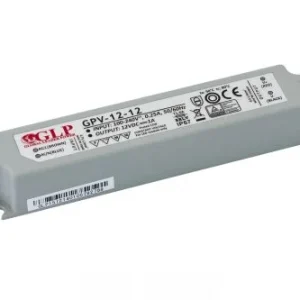 GLP műanyag LED tápegység GPV-12-12 12W 12V 1A