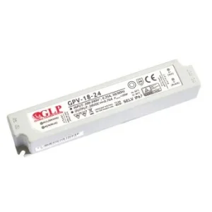 GLP műanyag LED tápegység GPV-18-12 18W 12V 1.5A