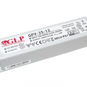 GLP műanyag LED tápegység GPV-35-12 35W 12V 3A