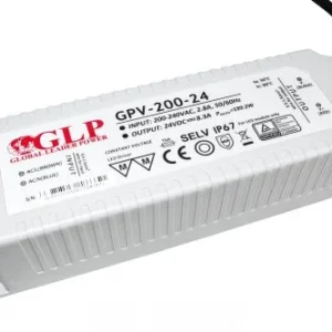 GLP műanyag LED tápegység GPV-200-24 200W 24V 8.3A