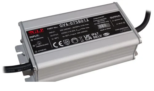 GLP LED tápegység GV6-075B012 75W 12V 6.25A