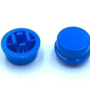 Kerek kupak nyomógombhoz kék 6x6x7.3mm