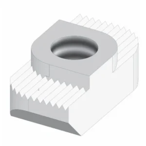 B8 horonyanya 16x7,7x6 mm, M5 8-as horonyhoz
